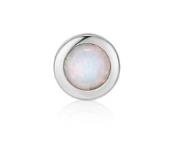 Ania Haie - Silver Kyoto Opal Bezel Barbell Single Earring