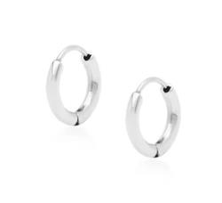 Caja - Esme Huggie Hoops - Silver