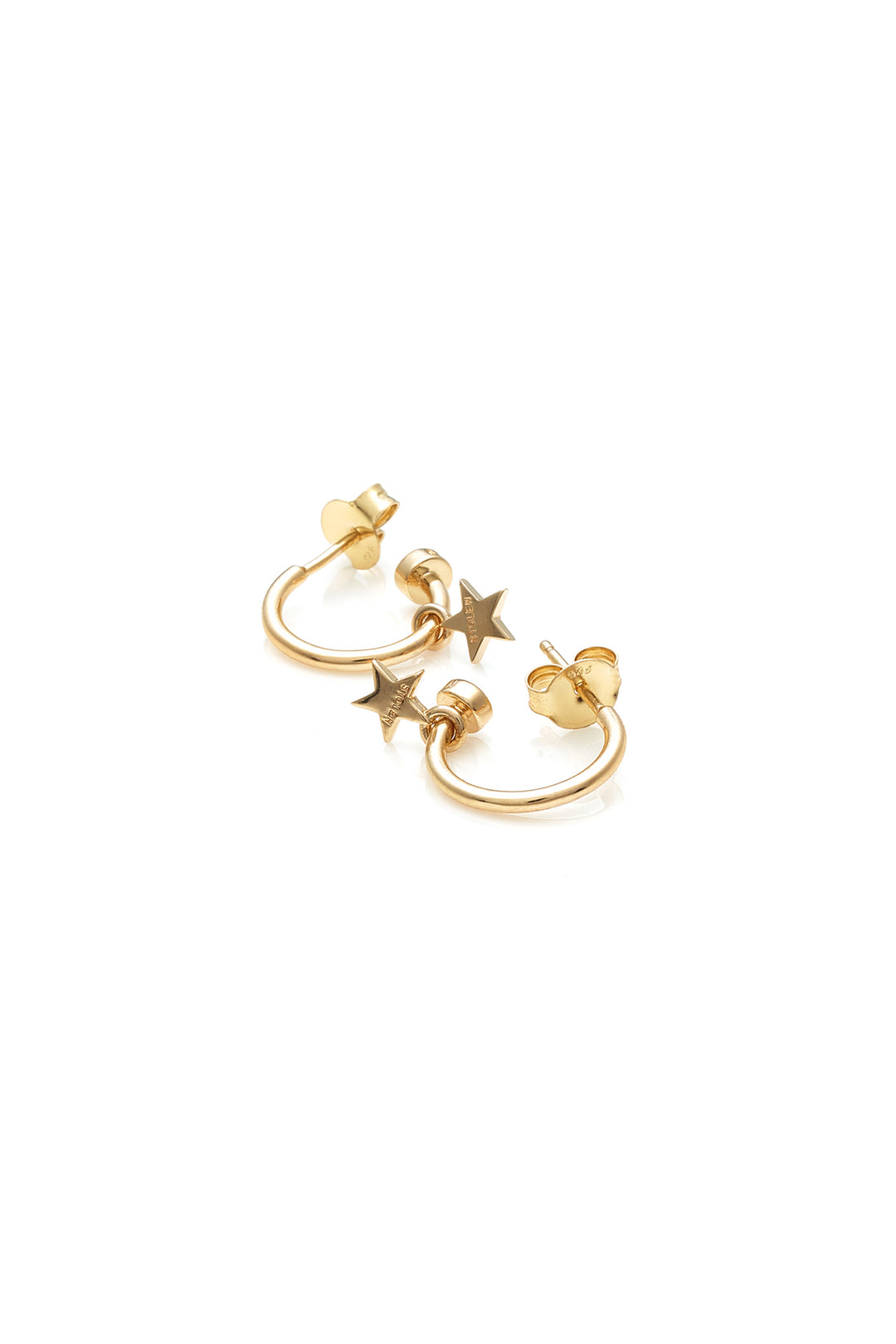 Stolen Girlfriends Club - Star Anchor Sleeper Earrings - 18ct Yellow Gold Plated