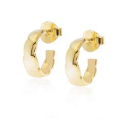 Caja - Seychelle Gold Plated Hoops