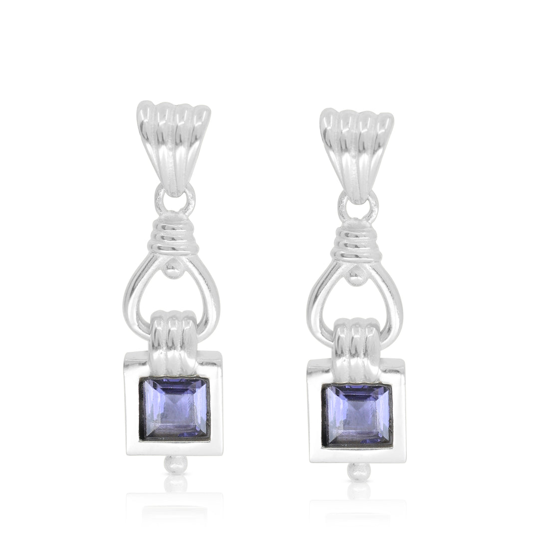 Tonimay - Freya Iolite Silver Earrings