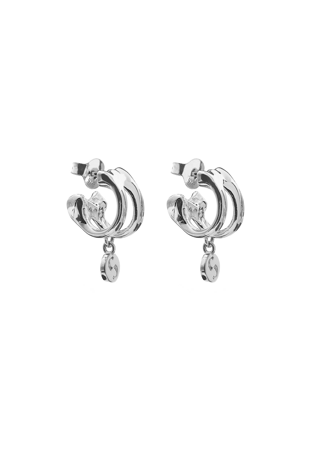 Stolen Girlfriends Club - Skeletal Hoop Earrings