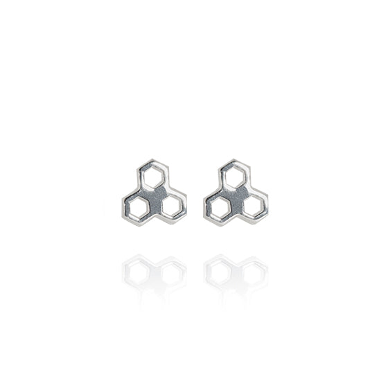 Evolve - Mini Honeycomb Studs - (Diligent)