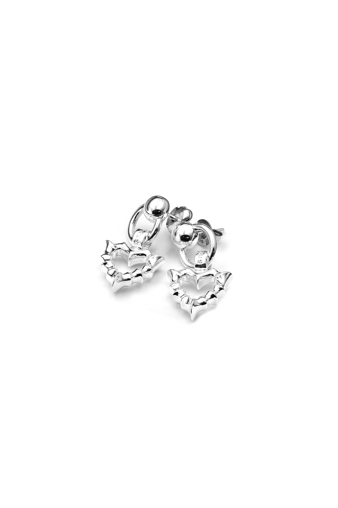 Stolen Girlfriends Club - Punk Jagged Heart Earrings