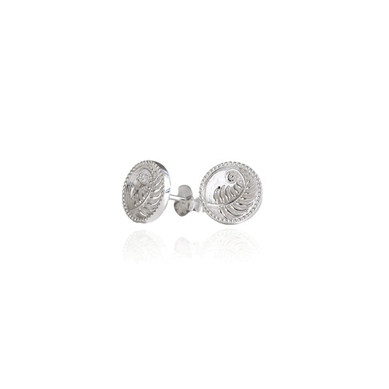 Evolve - Fern Coin Studs - (Strength)