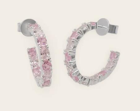 Whistle & Pop - Starkeeper Lupin Hoops - Pink