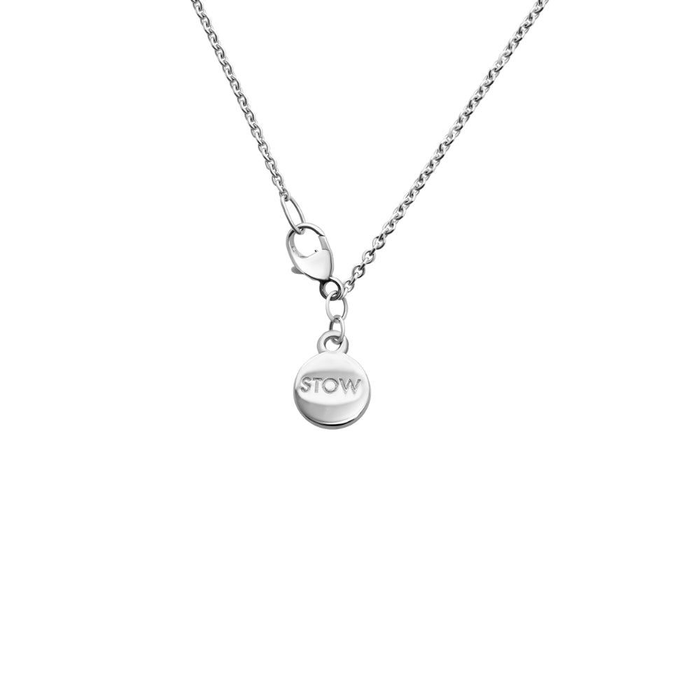 Stow - Sterling Silver Fine Cable Chain - 80cm