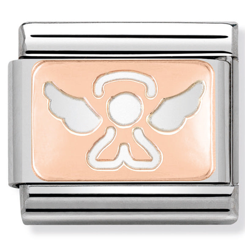 Nomination Rose Gold Angel Link