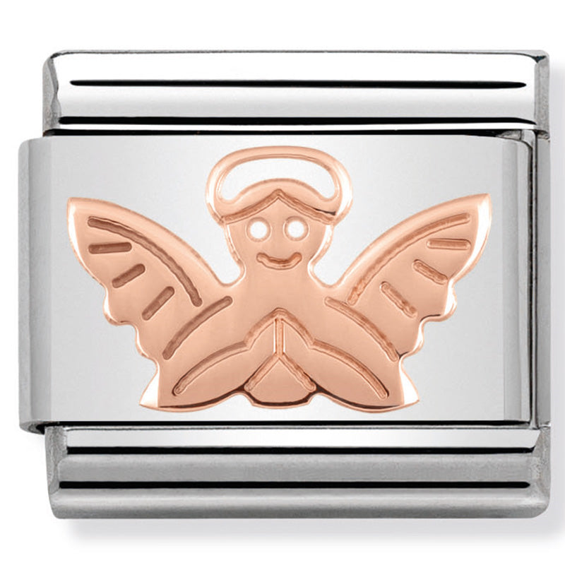 Nomination Rose Gold Angel Link