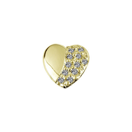 Stow - Gold Eternity Heart - Forever