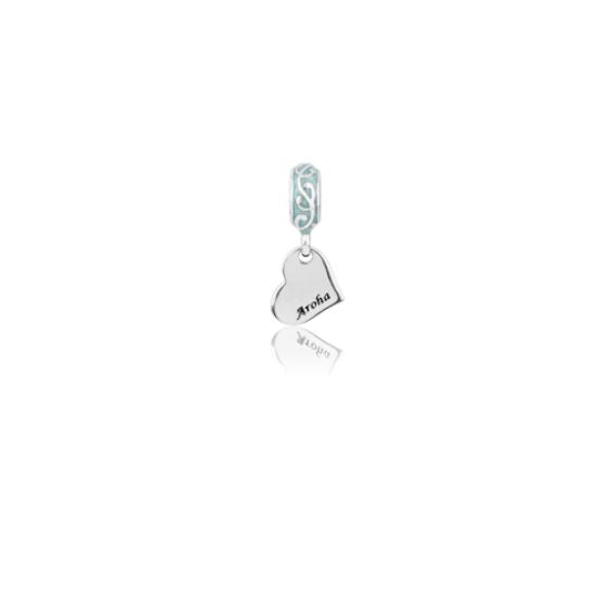 Evolve - Aroha - (Deep Love) - Pendant Charm - Blue