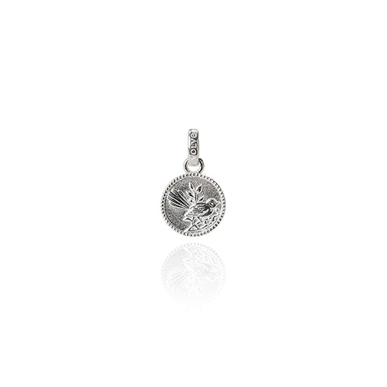 Evolve - Fantail Coin Pendant Charm - (Friendly)