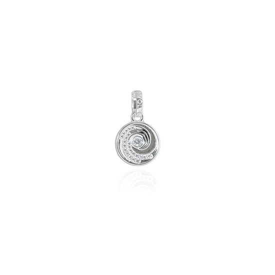 Evolve - Ocean Wave Coin Pendant Charm - (Confident)