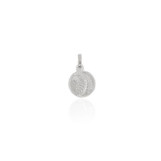 Evolve - Fern Coin Pendant Charm - (Strength)