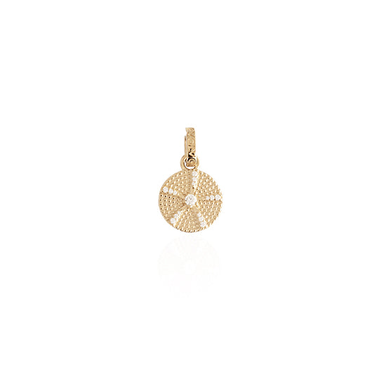 Evolve - Kina Coin Pendant Charm - (Inner Beauty) - Gold Vermeil
