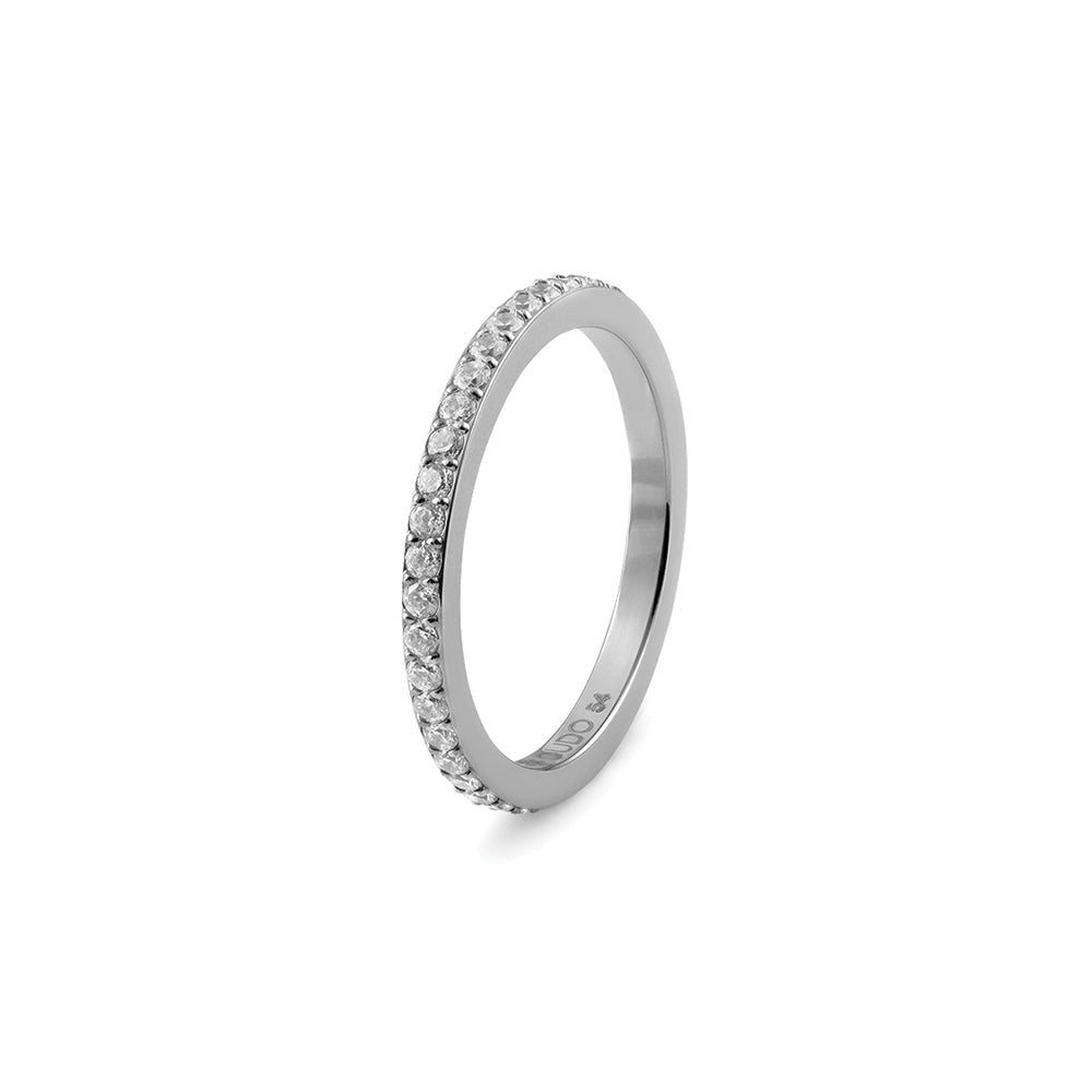 Qudo Eternity Spacer Ring - Size 48