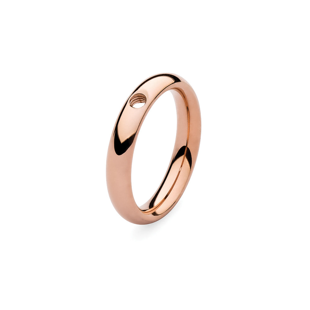 Qudo Famosa Narrow Base Ring - Size 58