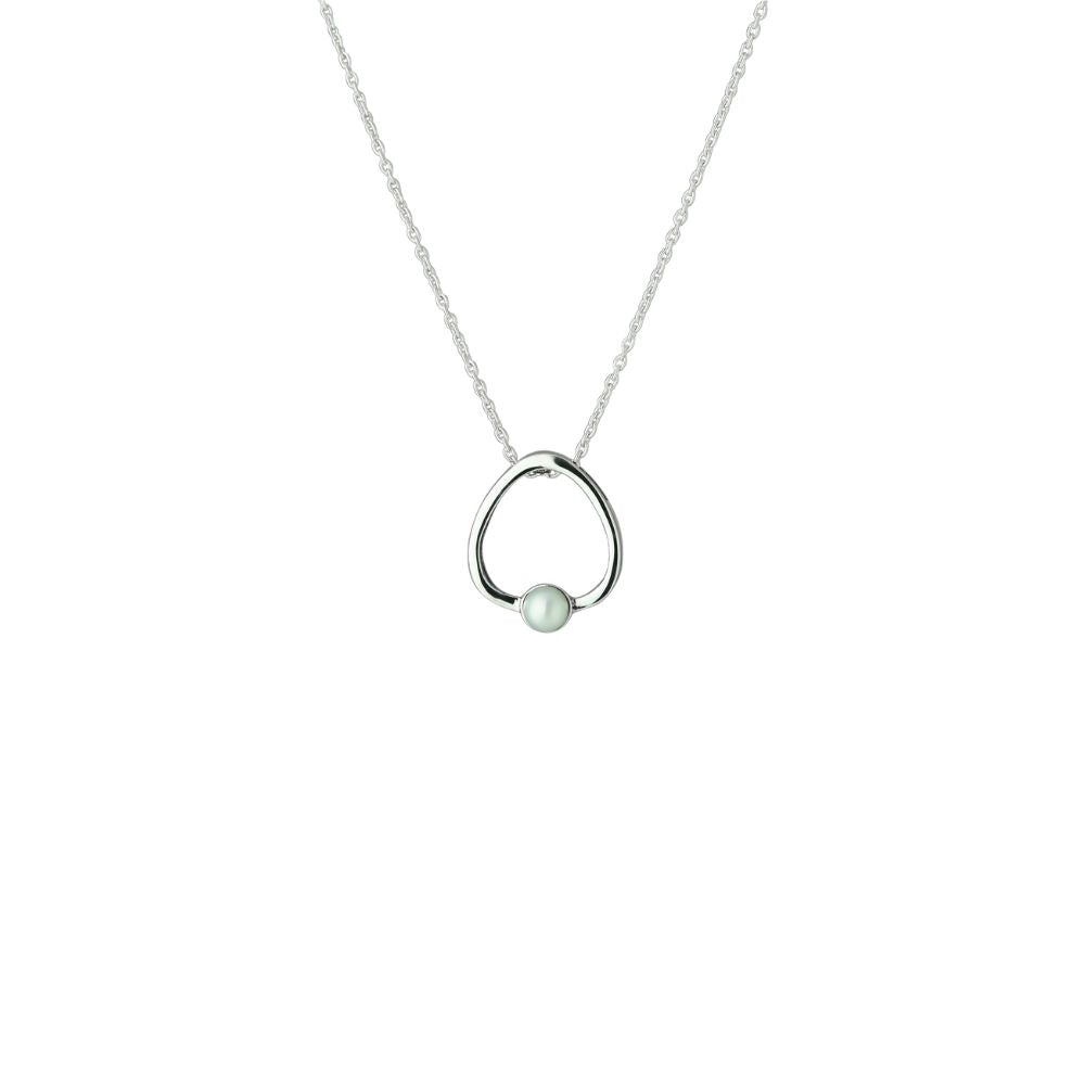 Evolve Pearl Essence Necklace - Stg Silver