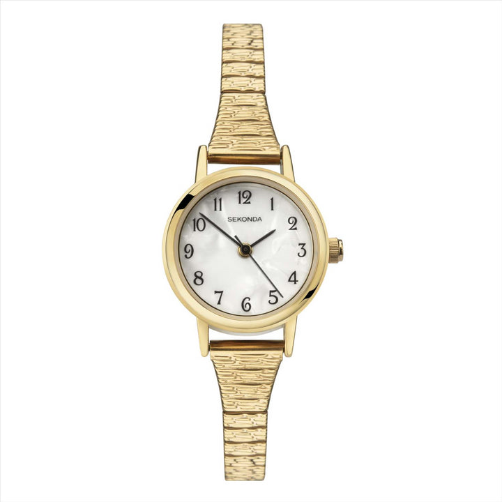 Sekonda Gold Colour Expander White Dial