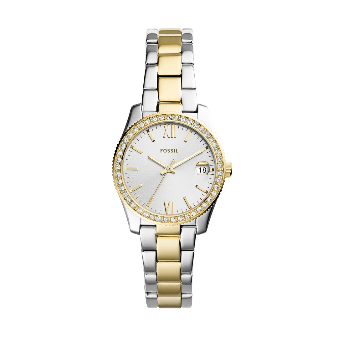 Fossil - Scarlette Three-Hand Date Two-Tone Stainless Steel Watch