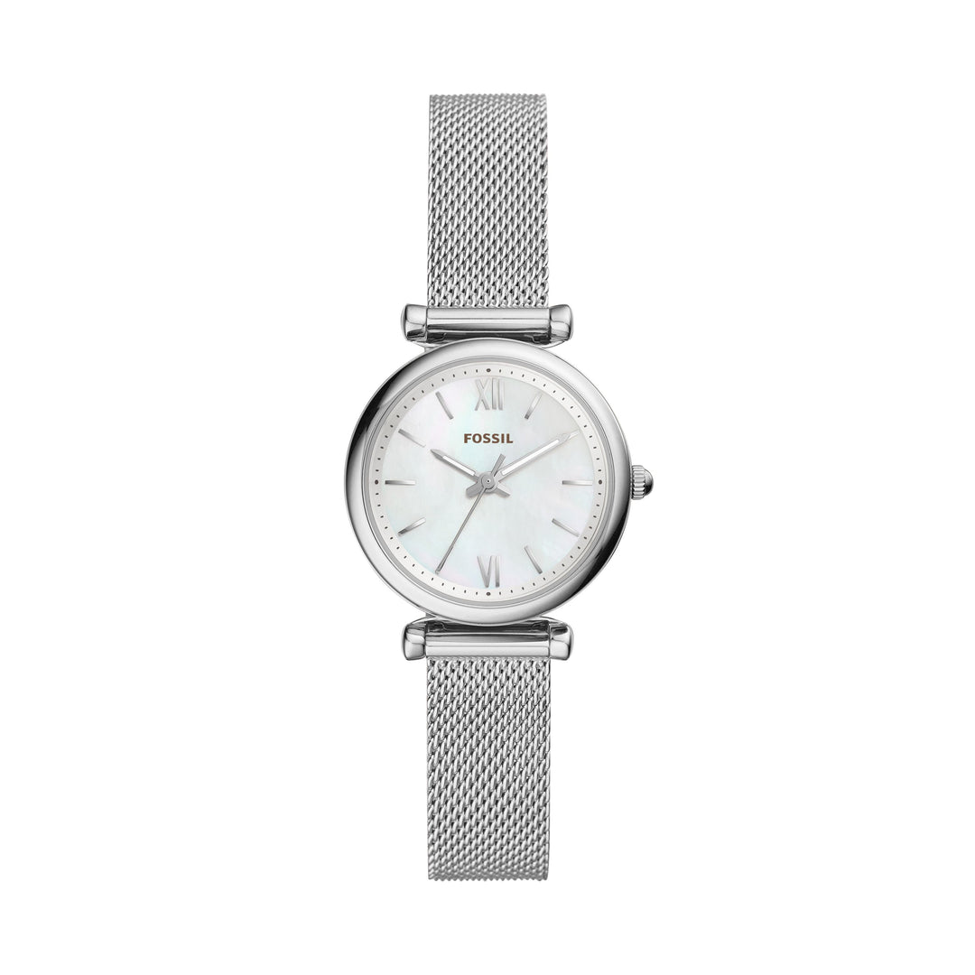 Fossil - Carlie Mini Three-Hand Stainless Steel Watch