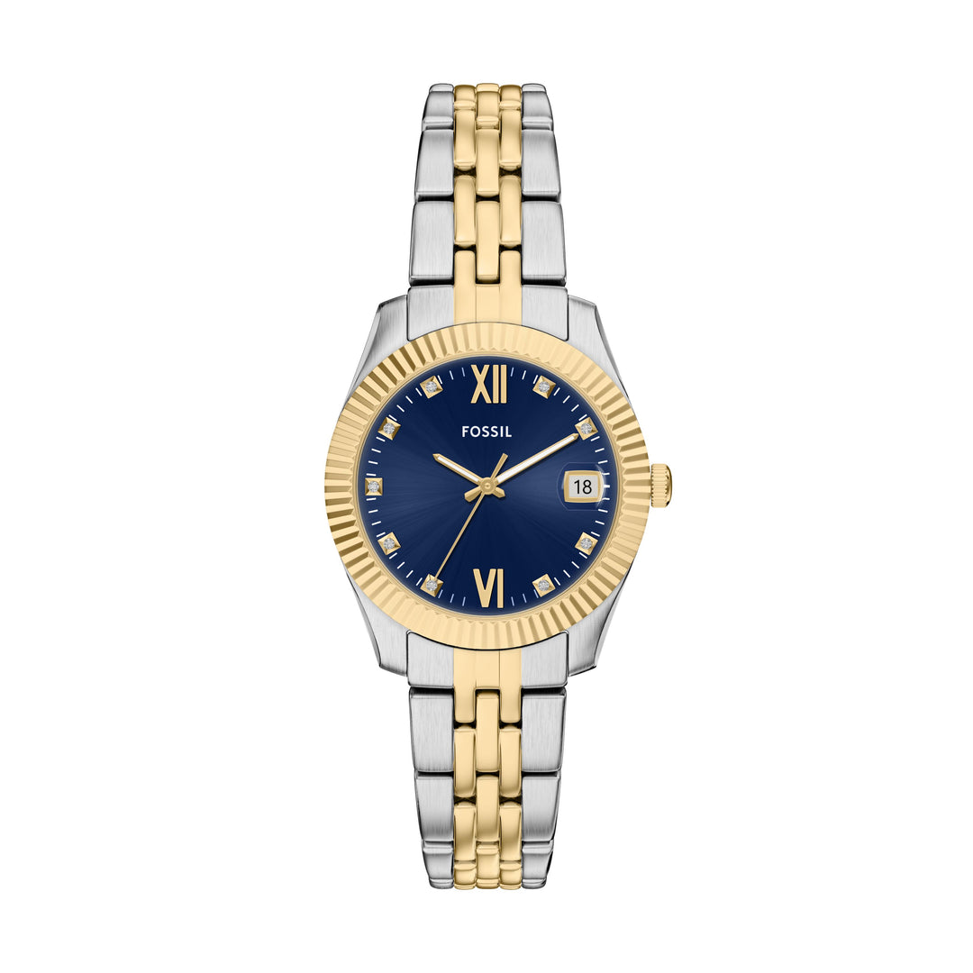 Fossil - Scarlette Three-Hand Two-Tone Stainless Steel Watch
