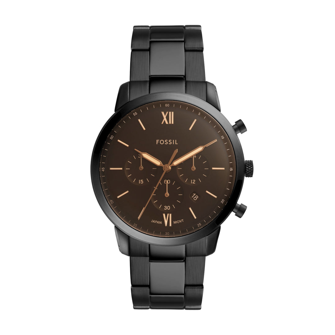 Fossil - Neutra Chronograph Black Stainless Steel Watch