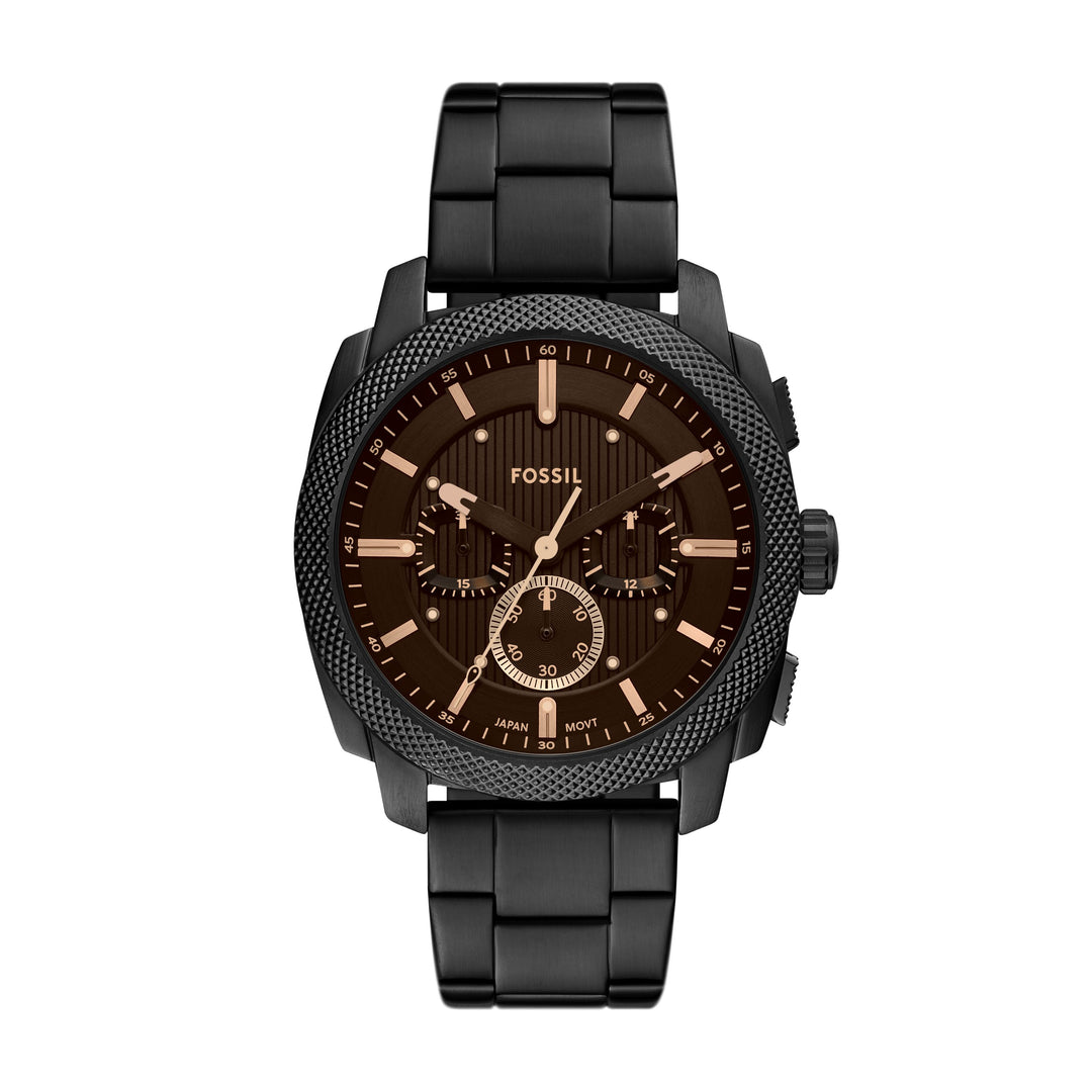 Fossil - Machine Chronograph Black Stainless Steel Watch
