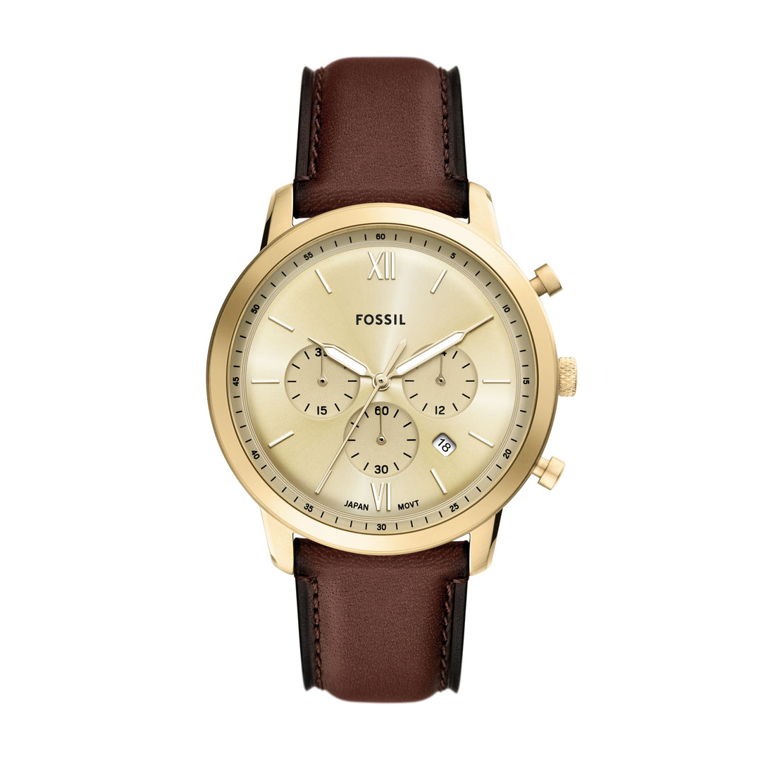 Fossil - Neutra Chronograph Brown Leather Watch