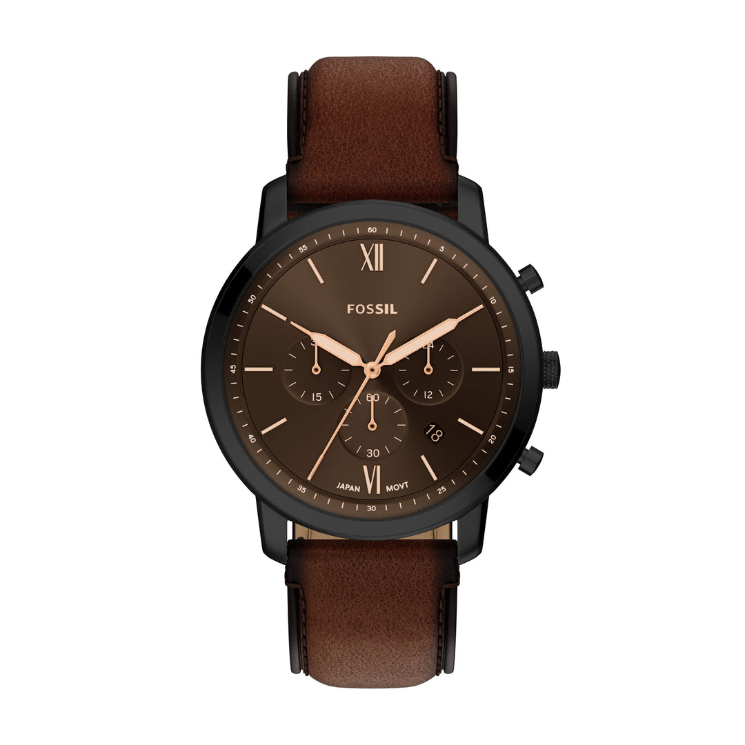 Fossil - Neutra Chronograph Brown Leather Watch