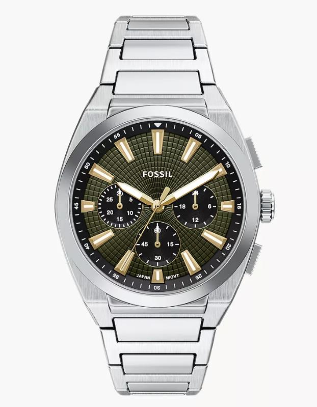 Fossil - Everett Chronograph Stainless Steel Watch