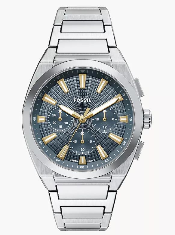 Fossil - Everett Chronograph Stainless Steel Watch