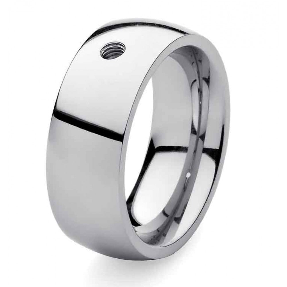 Qudo Famosa Wide Base Ring - Size 58