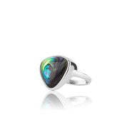 Evolve - Statement Paua Ring - Size P