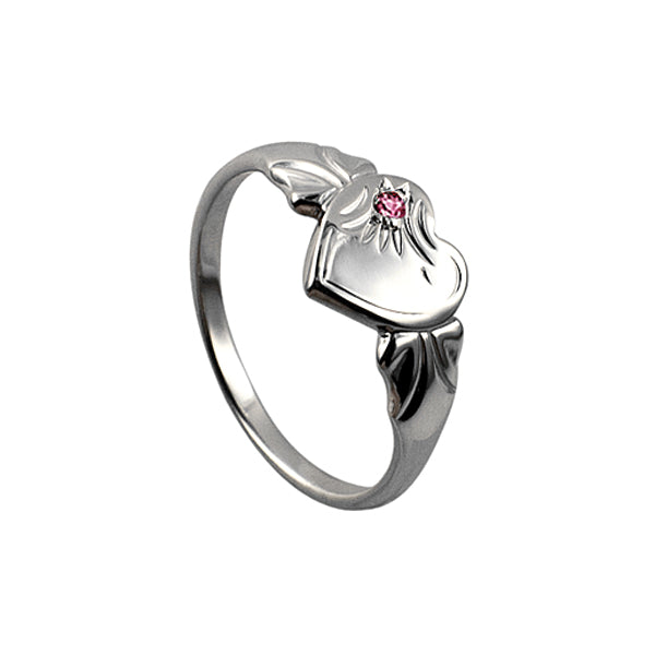 Birthstone Signet Ring - October - Size P