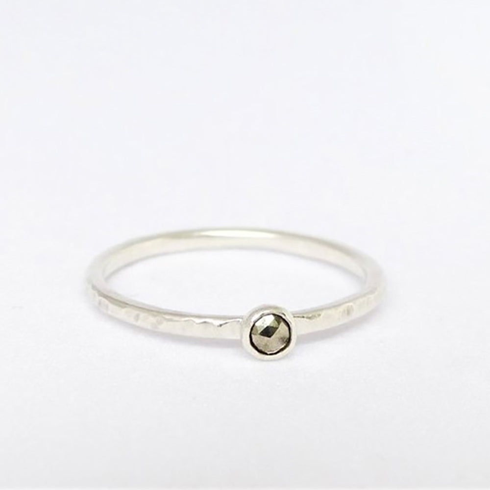 Caja Jewellery - Stg Indah Pyrite Ring - Size 6