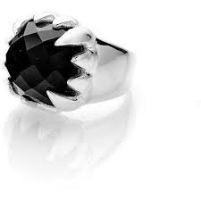 Stolen Girlfriends Club - Claw Ring - Onyx - Size O