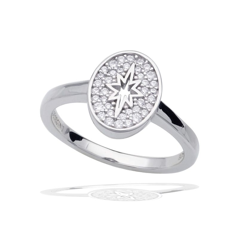 Georgini - A Christmas Journey Follow The Star Ring Silver - Size 8