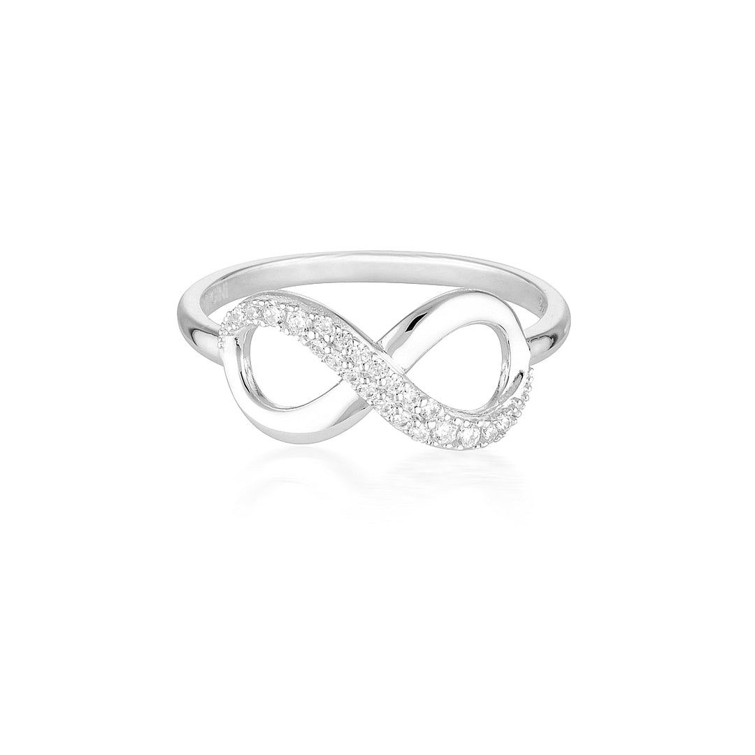 Georgini - Love, Faith & Devotion Forever Infinty Ring - Silver - Size 7