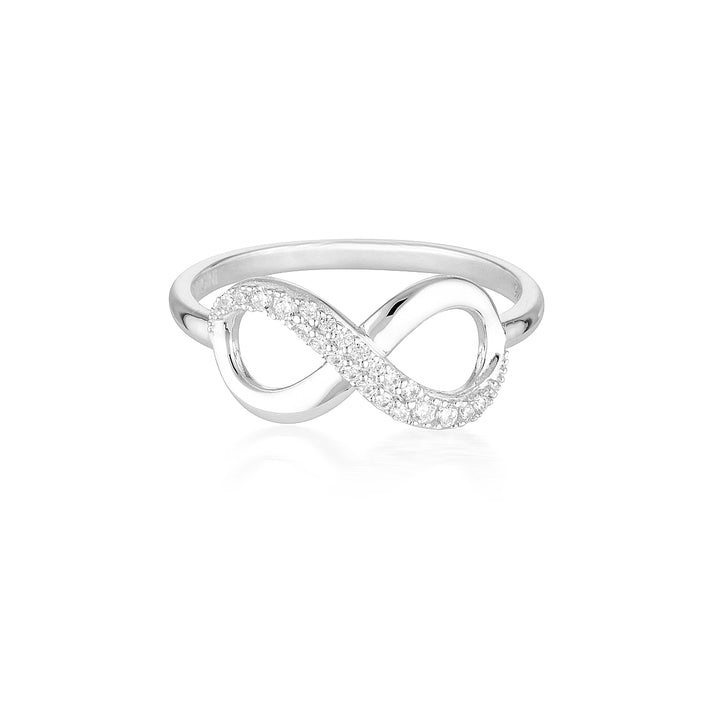 Georgini - Love, Faith & Devotion Forever Infinty Ring - Silver - Size 7