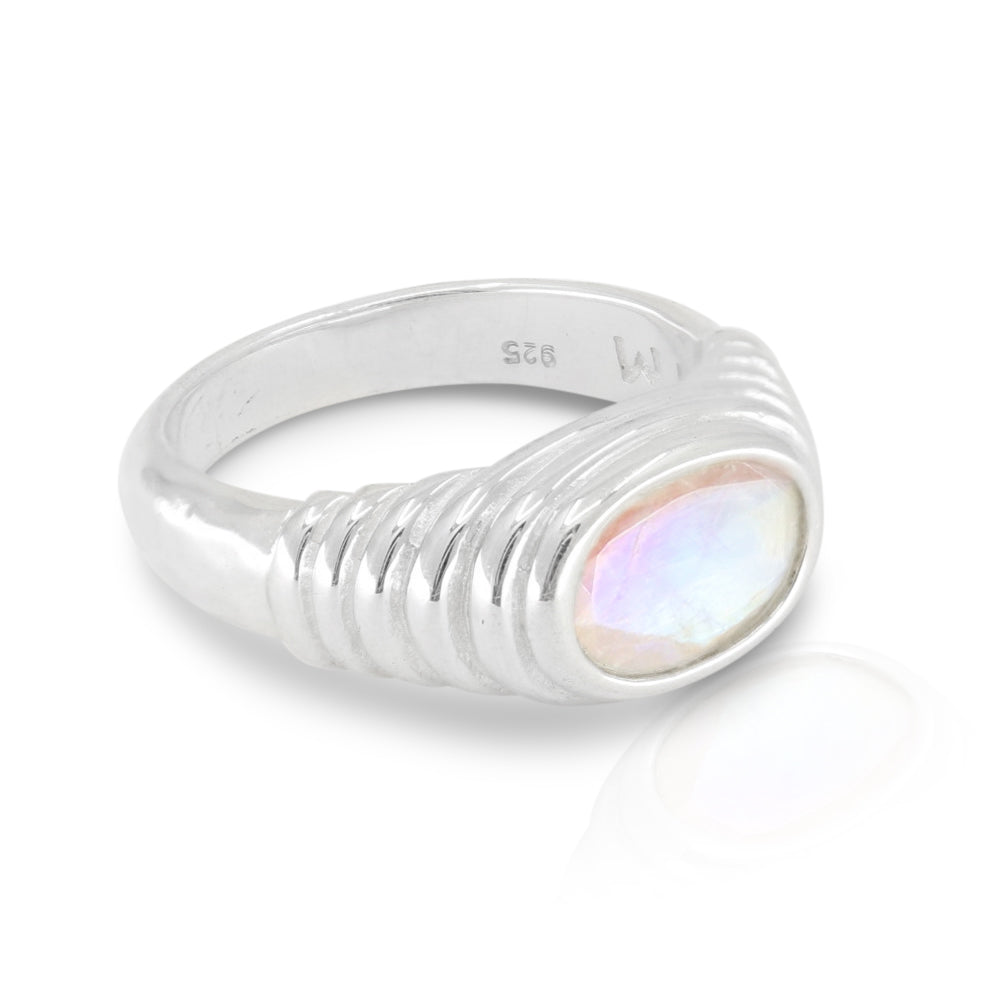 Tonimay - Iris Moonstone Silver Ring - Size 6