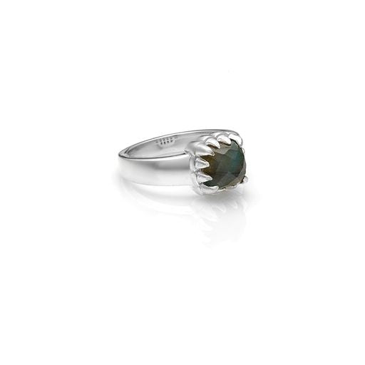 Stolen Girlfriends Club - Baby Claw Ring - Labradorite - Size N