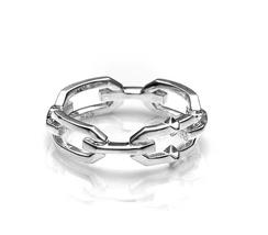 Stolen Girlfriends Club - Helsing Chain Ring - Size Q