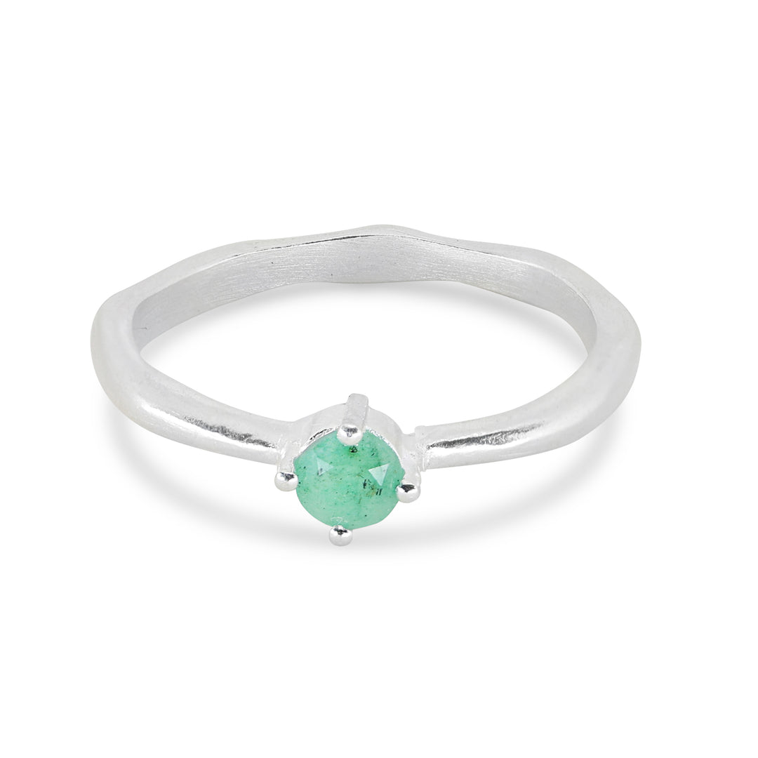 Tonimay - May Birthstone Ring - Emerald/Stg Silver