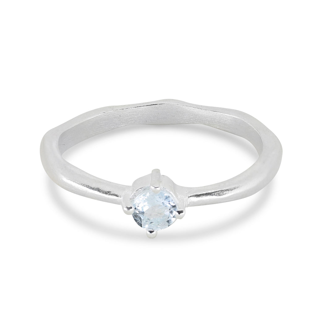 Tonimay - March Birthstone Ring - Aquamarine/Stg Silver