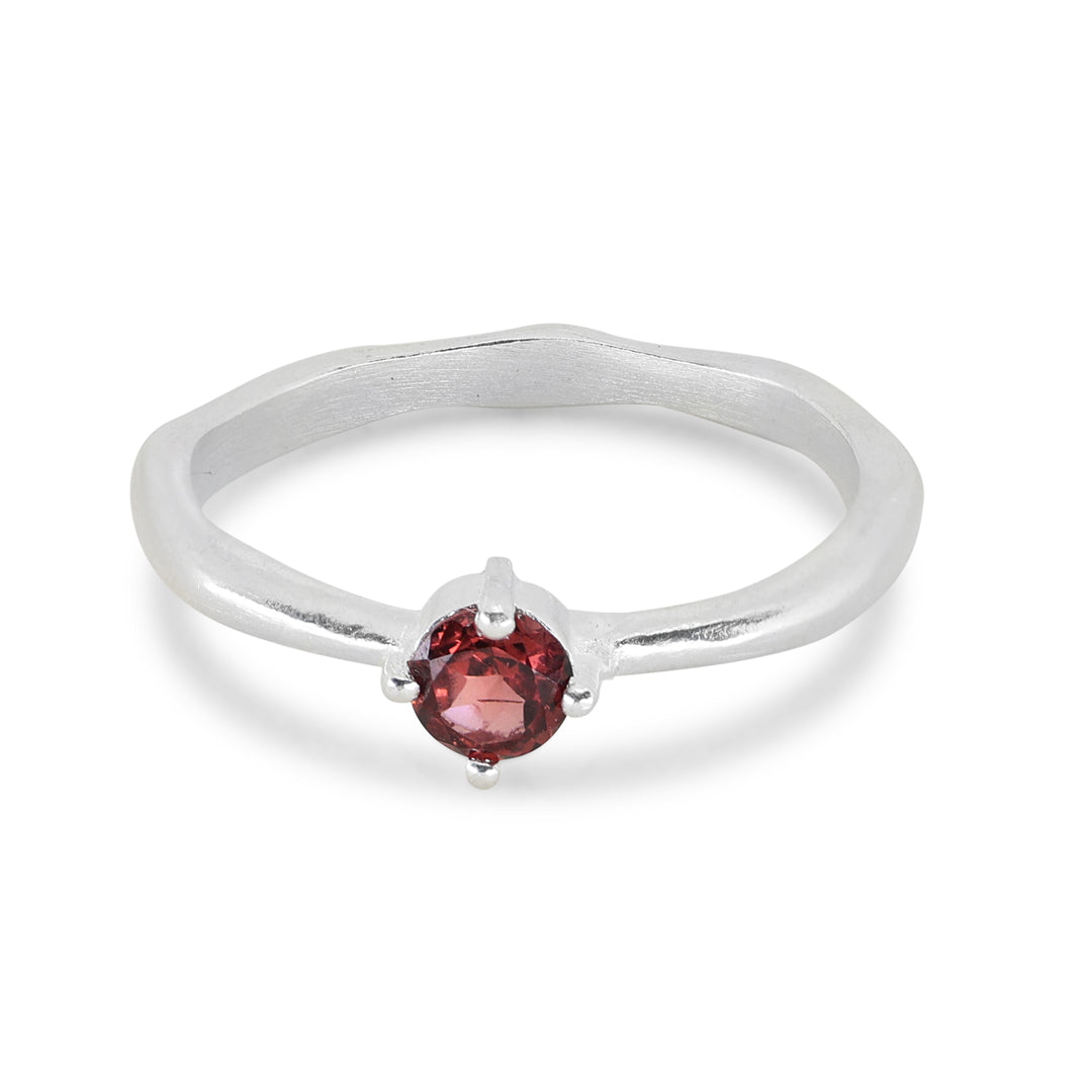 Tonimay - January Birthstone Ring - Garnet/Stg Silver