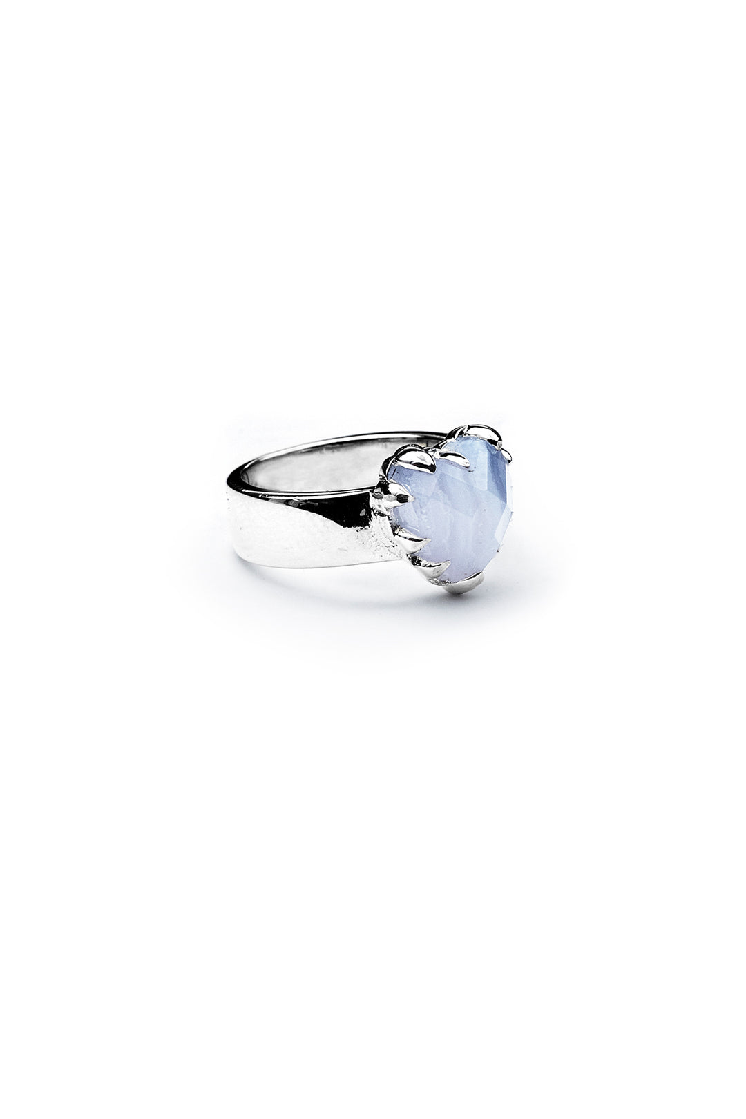 Stolen Girlfriends Club - Love Claw Ring - Stg Silver & Blue Lace Agate