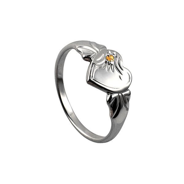 Birthstone Signet Ring - November - Size N