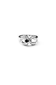 Stolen Girlfriends Club - Onyx Spider Wrap Ring - Size Q