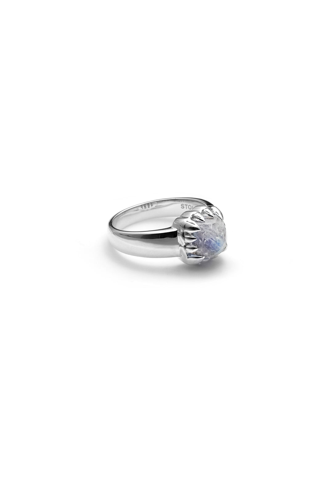 Stolen Girlfriends Club - Baby Claw Ring - Moonstone - Size L